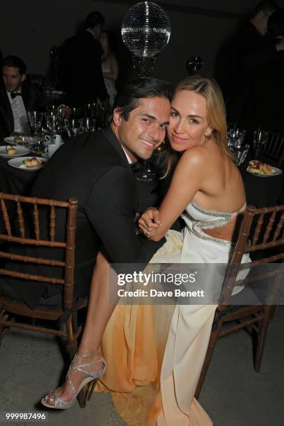 Nelson Piquet Jr and Carmen Jorda attend the 2017/18 ABB FIA Formula E Championship Awards Dinner following the Formula E 2018 Qatar Airways New York...