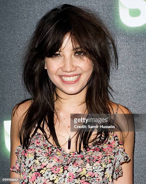 Model Daisy Lowe arrives at the Blur video game launch party at Sound on May 19, 2010 in London, England.