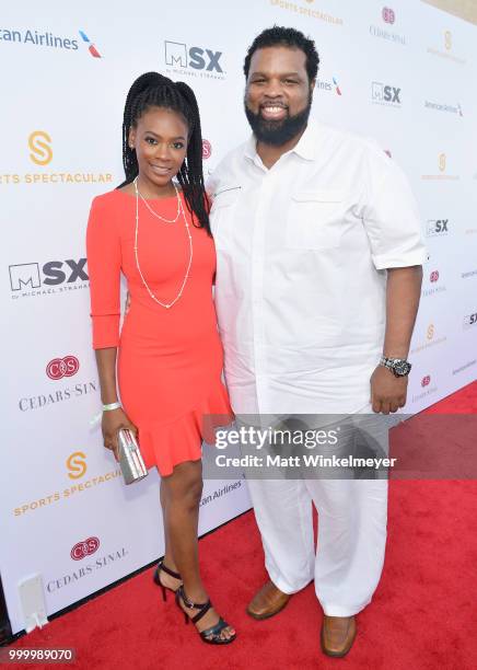 Andre Farr attends the 33rd Annual Cedars-Sinai Sports Spectacular at The Compound on July 15, 2018 in Inglewood, California.