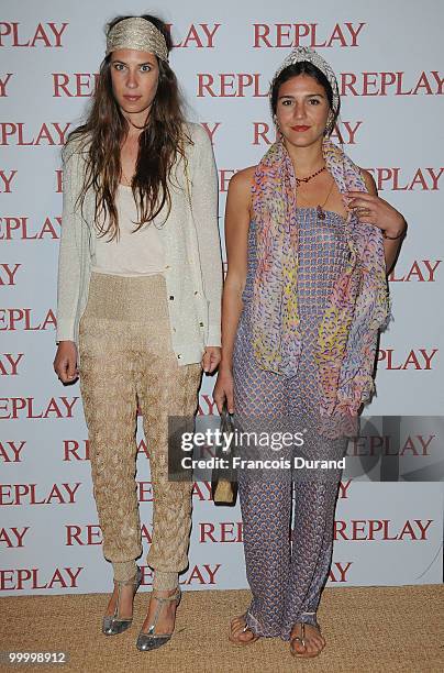 Tatiana Santo Domingo and Margherita Missoni arrive at the Replay Party during the 63rd Annual Cannes Film Festival at Style Star Lounge on May 19,...