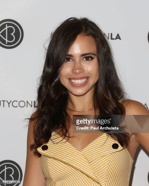 Janelle Marie attends the Beautycon Festival LA 2018 at Los Angeles Convention Center on July 15, 2018 in Los Angeles, California.