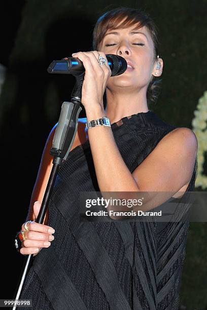 Singer Natalie Imbruglia performs at the Replay Party during the 63rd Annual Cannes Film Festival at the Star Style Lounge on May 19, 2010 in Cannes,...