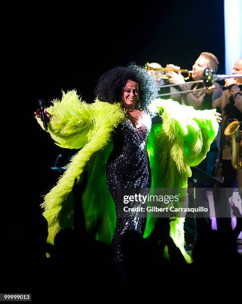 Diana Ross performs at Radio City Music Hall on May 19, 2010 in New York City.