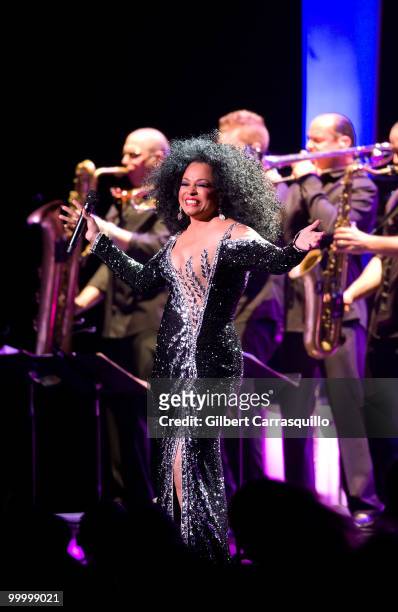 Diana Ross performs at Radio City Music Hall on May 19, 2010 in New York City.