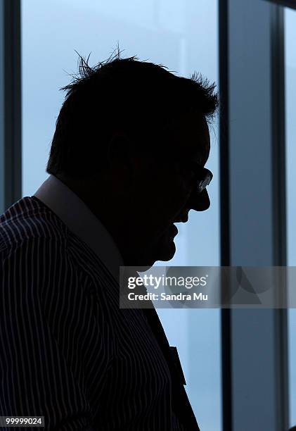 Rod Duke, Managing Director of the Brisco Group addresses the shareholders at the Annual General Meeting on May 20, 2010 in Auckland, New Zealand....