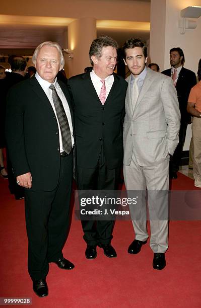 Anthony Hopkins, John Madden and Jake Gyllenhaal