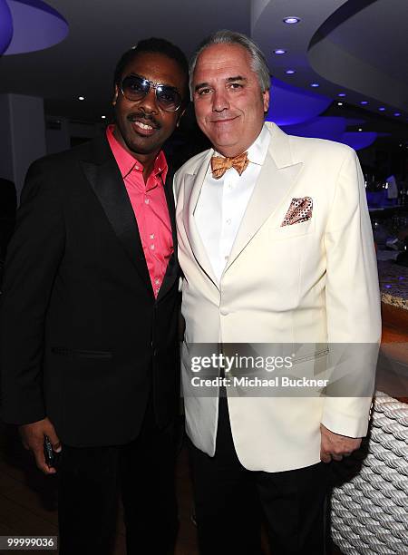 Jeffrey Dread and Chairman of Palisades Pictures Vincent Roberti attends the Palisades Media Corp and Vin Roberti Salute Independent Film Party held...