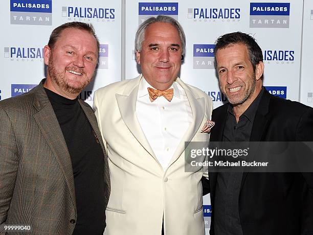 Of amFAR Kevin Frost, Chairman of Palisades Pictures Vincent Roberti and designer Kenneth Cole attend the Palisades Media Corp and Vin Roberti Salute...