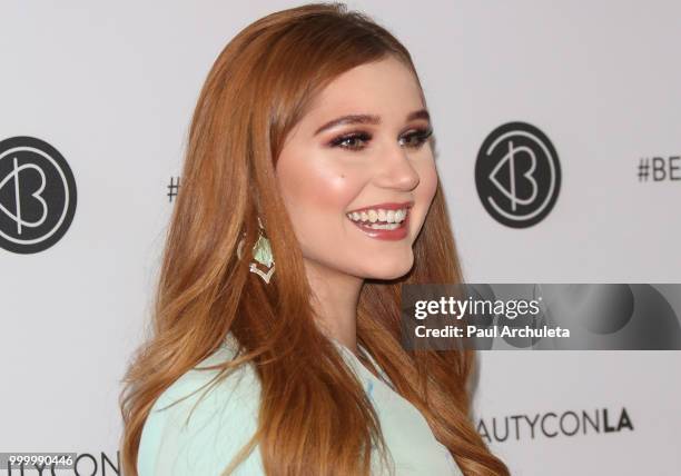 Serena Laurel attends the Beautycon Festival LA 2018 at Los Angeles Convention Center on July 15, 2018 in Los Angeles, California.