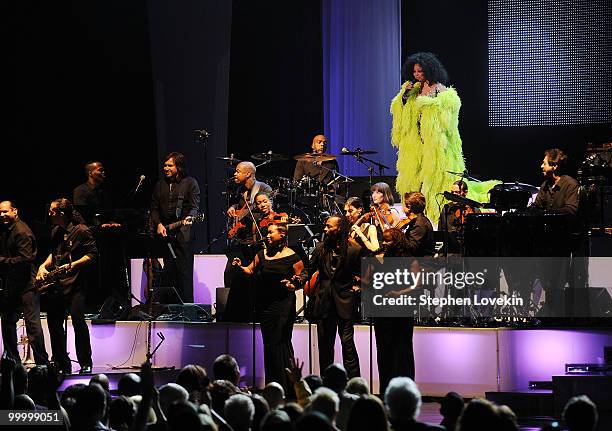 Singer Diana Ross performs at Radio City Music Hall on May 19, 2010 in New York City.