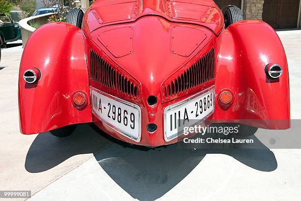 Mercedes-Benz 150 Sports Roadster is showcased during the Mercedes-Benz Rear Engine Drive on May 19, 2010 in Laguna Beach, California.