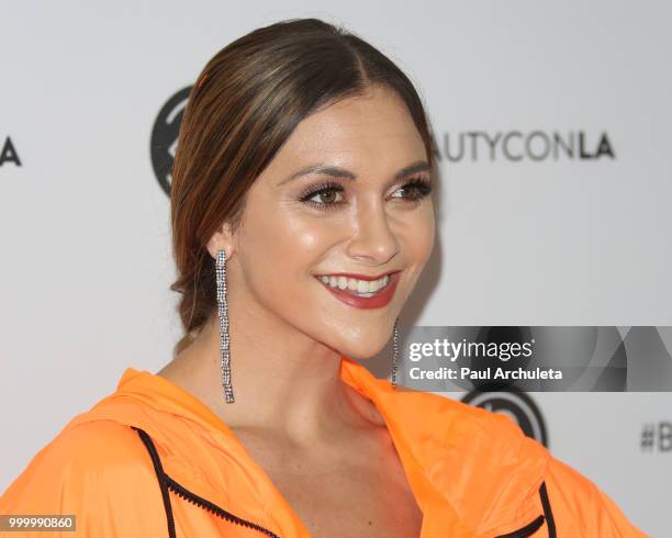 Alyson Stoner attends the Beautycon Festival LA 2018 at Los Angeles Convention Center on July 15, 2018 in Los Angeles, California.