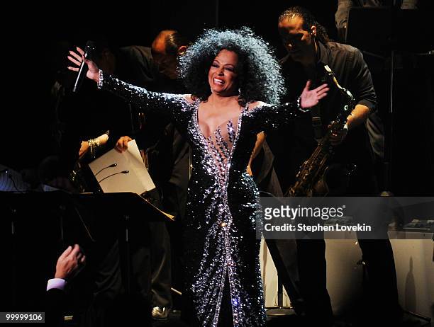 Singer Diana Ross performs at Radio City Music Hall on May 19, 2010 in New York City.
