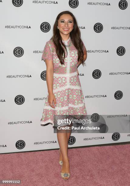 Ava Cantrell attends the Beautycon Festival LA 2018 at Los Angeles Convention Center on July 15, 2018 in Los Angeles, California.