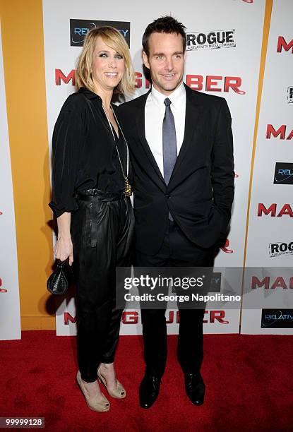 Actors Kristen Wiig and Will Forte attend the premiere of "MacGruber" at Landmark's Sunshine Cinema on May 19, 2010 in New York City.