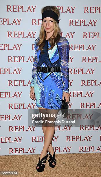 Eugenie Niarchos arrives for the "Replay Party" during the 63rd Annual Cannes Film Festival at XXXXX on May 19, 2010 in Cannes, France.