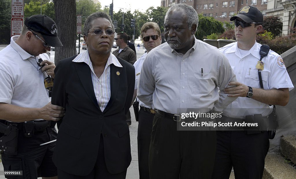 Congressional Black Caucus Sudanese Embasy Protest