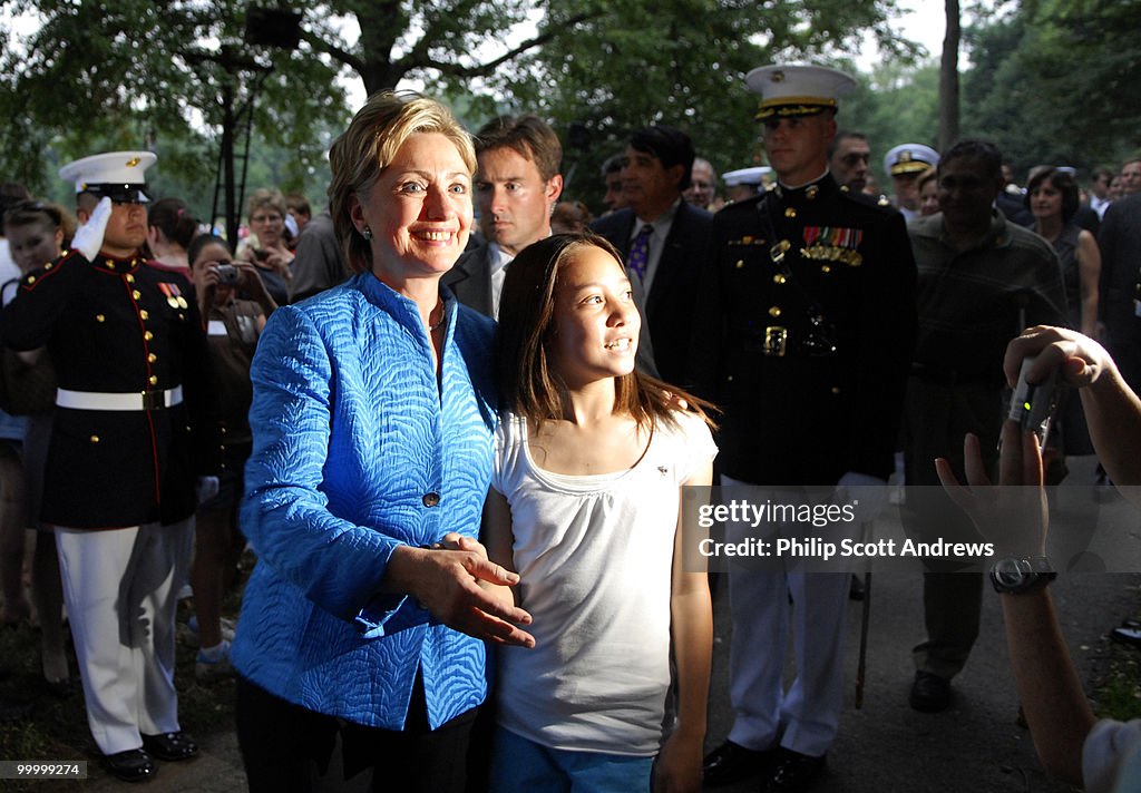 Sen. Hillary Clinton D-Ny. attends