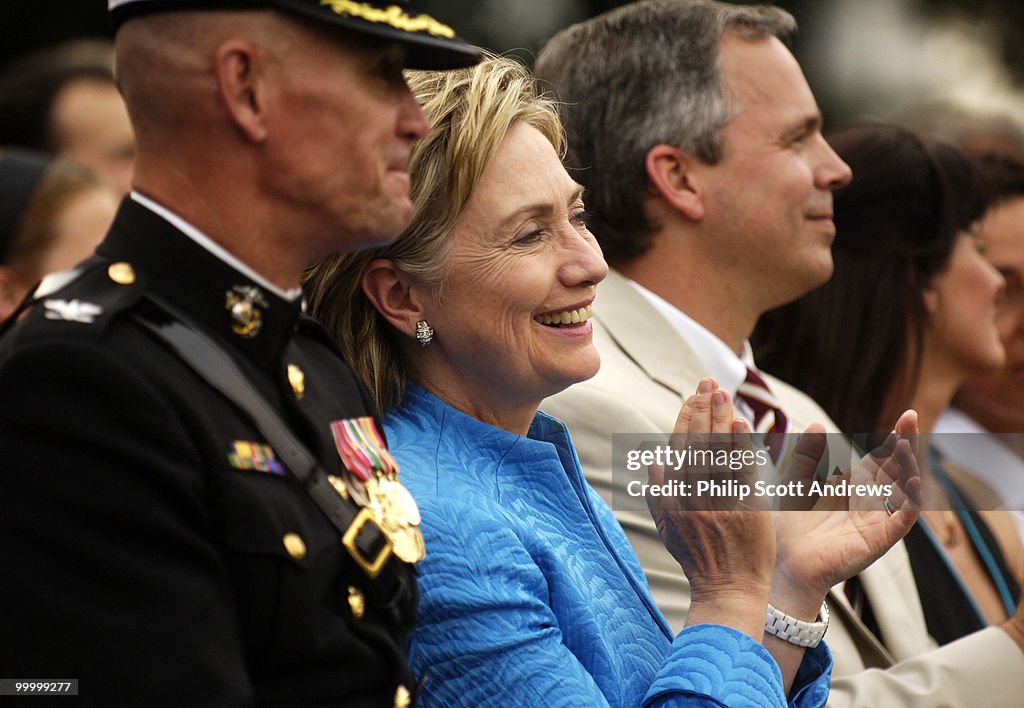 Sen. Hillary Clinton D-Ny. attends