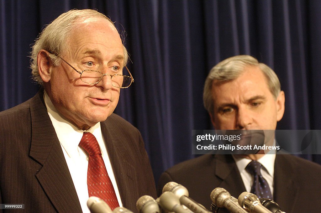 (left to right) Senator Carl Levin