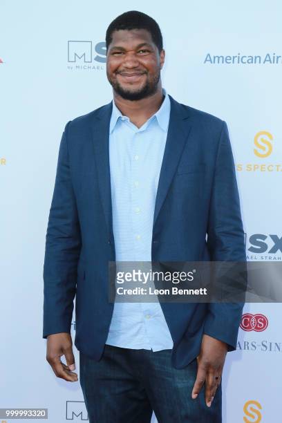 Calais Campbell attends the 33rd Annual Cedars-Sinai Sports Spectacular Gala on July 15, 2018 in Los Angeles, California.