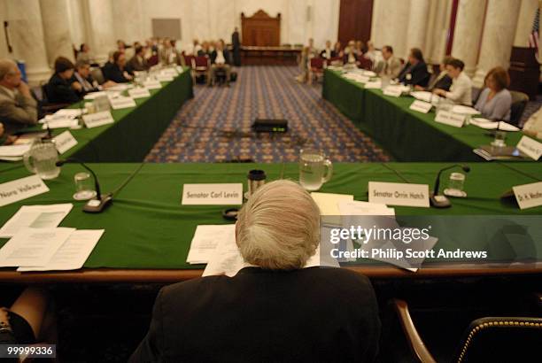 Sen. Carl Levin, D-Mich, participates in a news conference on office-based treatment of heroin addiction.