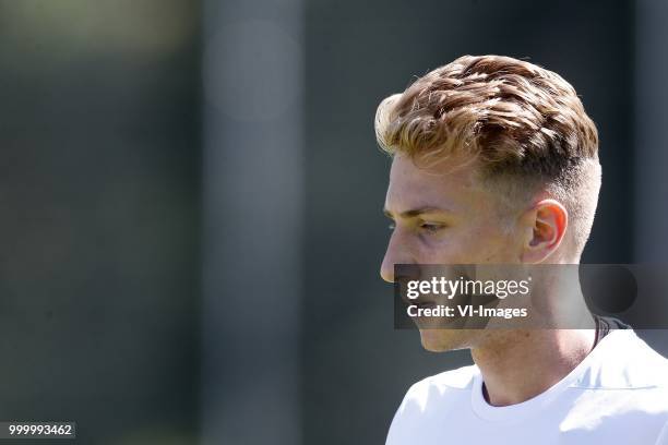 Matthias Verreth of PSV during the training camp of PSV Eindhoven at the Stade St-Marc traingscomplex on Juli 10, 2018 in Le Chable, Switzerland