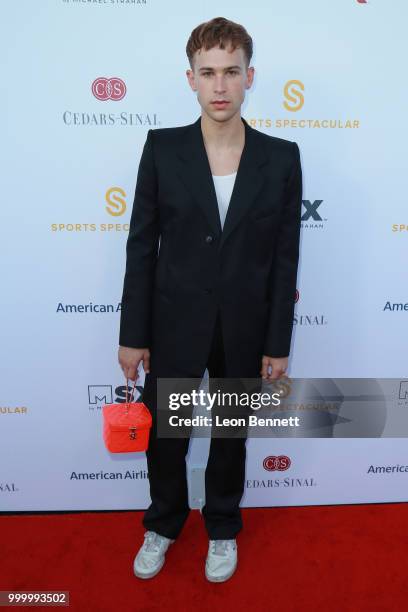 Tommy Dorfman attends the 33rd Annual Cedars-Sinai Sports Spectacular Gala on July 15, 2018 in Los Angeles, California.