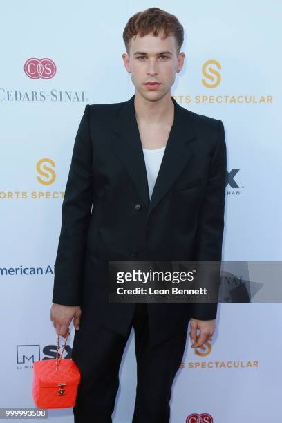 Tommy Dorfman attends the 33rd Annual Cedars-Sinai Sports Spectacular Gala on July 15, 2018 in Los Angeles, California.