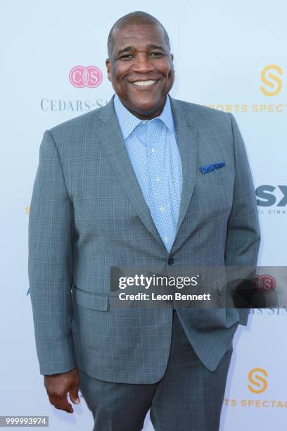 Curt Menefee attends the 33rd Annual Cedars-Sinai Sports Spectacular Gala on July 15, 2018 in Los Angeles, California.