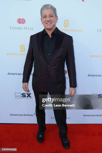 Bruce Buffer attends the 33rd Annual Cedars-Sinai Sports Spectacular Gala on July 15, 2018 in Los Angeles, California.