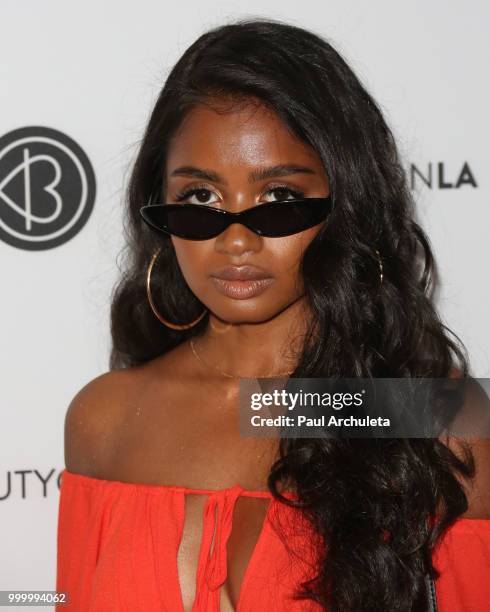 Sheriza R attends the Beautycon Festival LA 2018 at Los Angeles Convention Center on July 15, 2018 in Los Angeles, California.