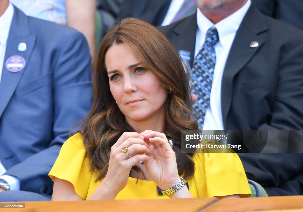 Celebrities Attend Wimbledon