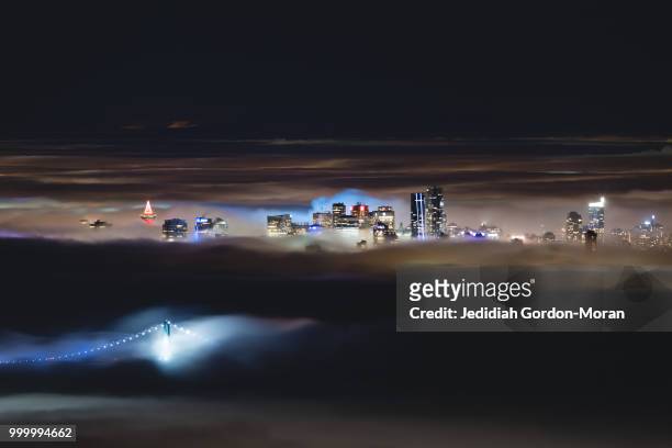 vancouver above the fog 18 - moran stock pictures, royalty-free photos & images