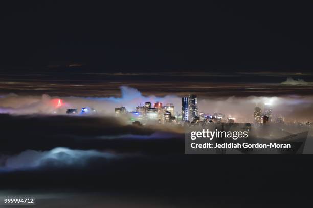 vancouver above the fog 11 - moran stock pictures, royalty-free photos & images