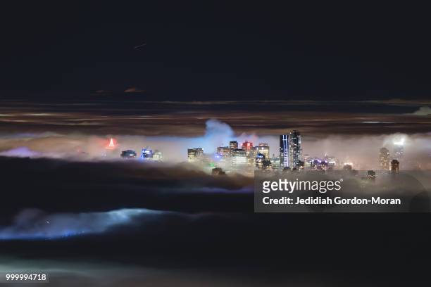 vancouver above the fog 13 - moran stock pictures, royalty-free photos & images