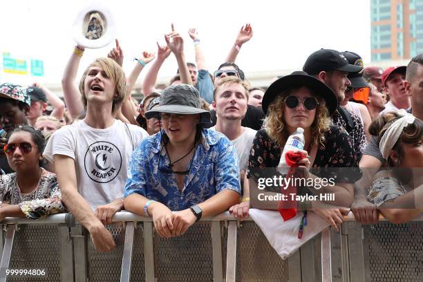 Atmosphere during the 2018 Forecastle Music Festival at Louisville Waterfront Park on July 15, 2018 in Louisville, Kentucky.