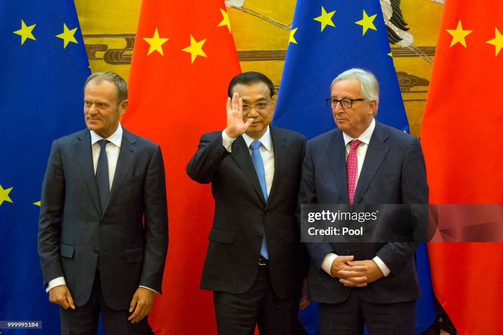 Joint Press Conference With European Council Members In China