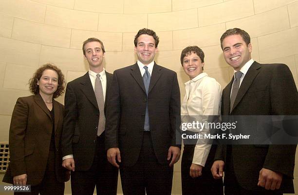 Climbers, from left, Jessica Battaglia, John Haire, Chad Causey, Rebecca Moore, Warwick Sabin.