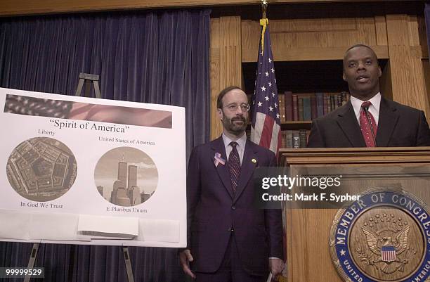 Rep. Eliot L. Engel and Rep. J.C. Watts Jr. Make bypartisan moves to quickly produce a coin that will be designed by the Treasury Dept. Commerating...