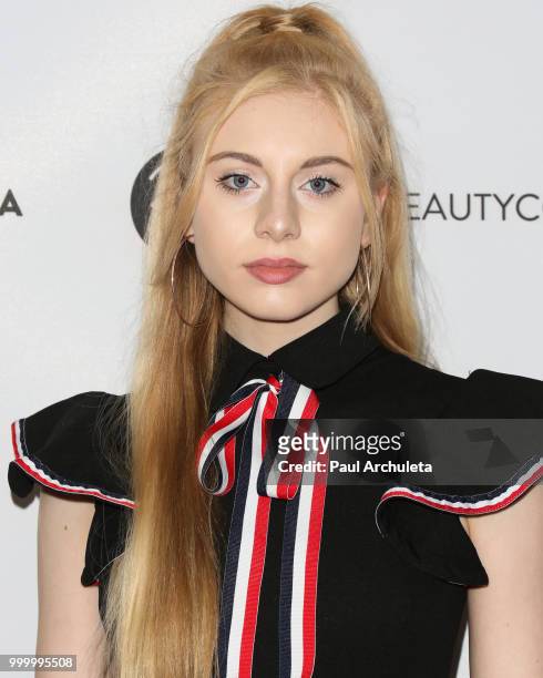 Grace Wethor attends the Beautycon Festival LA 2018 at Los Angeles Convention Center on July 15, 2018 in Los Angeles, California.