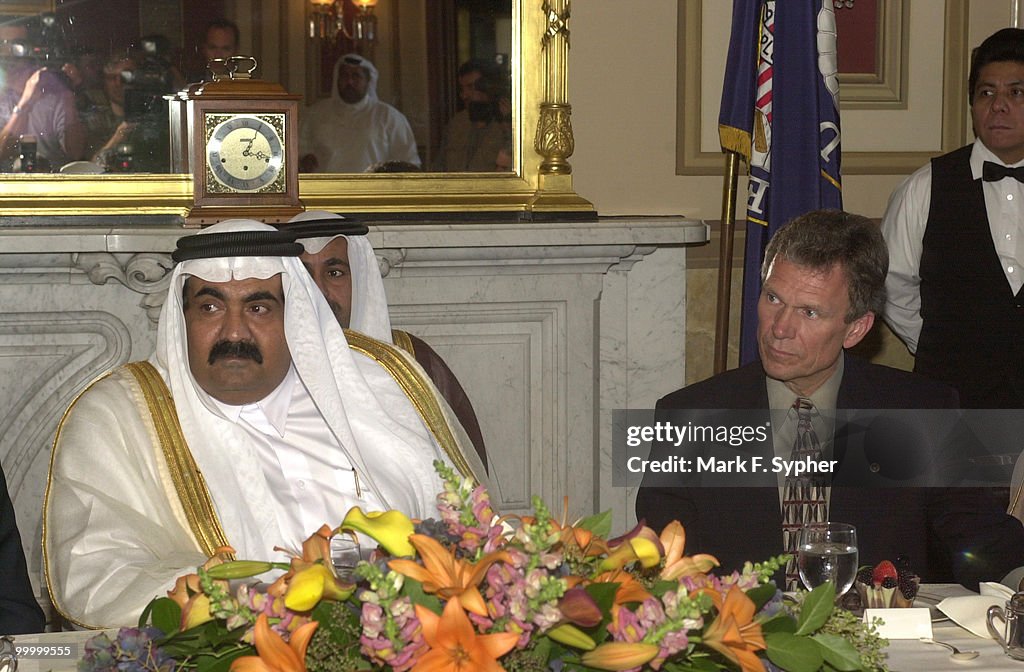 Emir of Qatar and Daschle