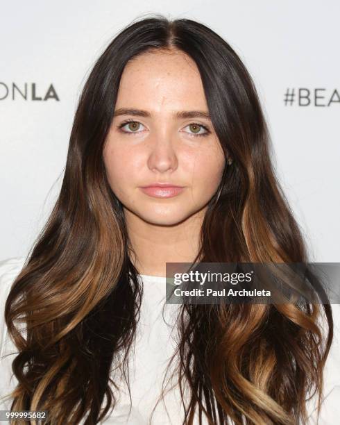 Kenzie Elizabeth attends the Beautycon Festival LA 2018 at Los Angeles Convention Center on July 15, 2018 in Los Angeles, California.