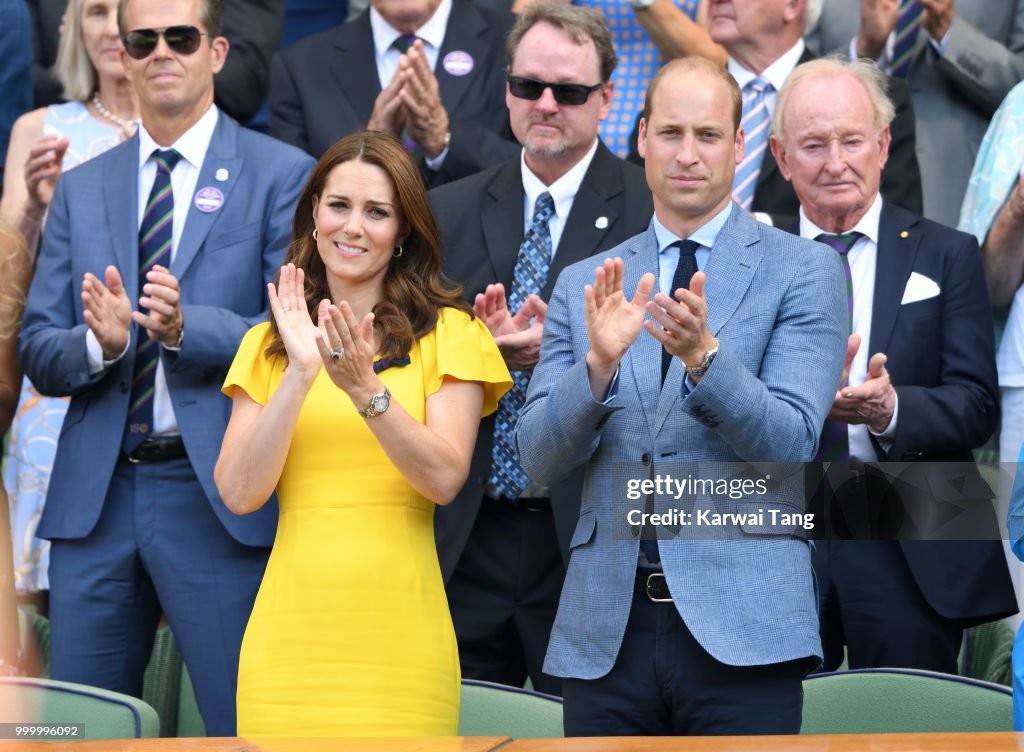 Celebrities Attend Wimbledon