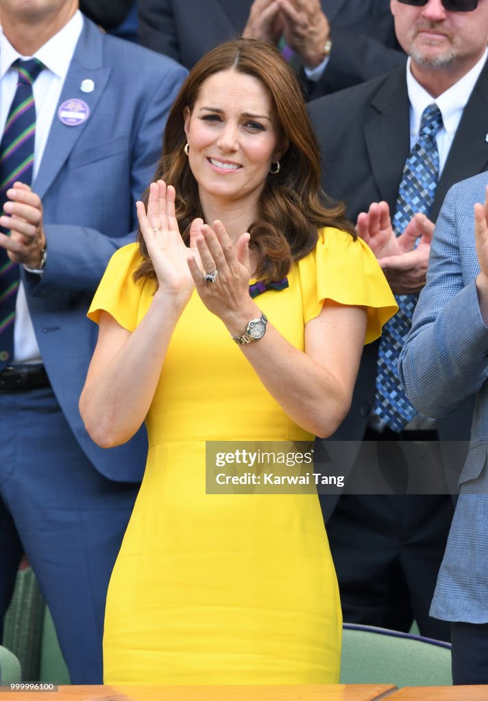 Celebrities Attend Wimbledon