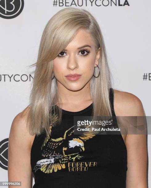 Kelianne Stankus attends the Beautycon Festival LA 2018 at Los Angeles Convention Center on July 15, 2018 in Los Angeles, California.