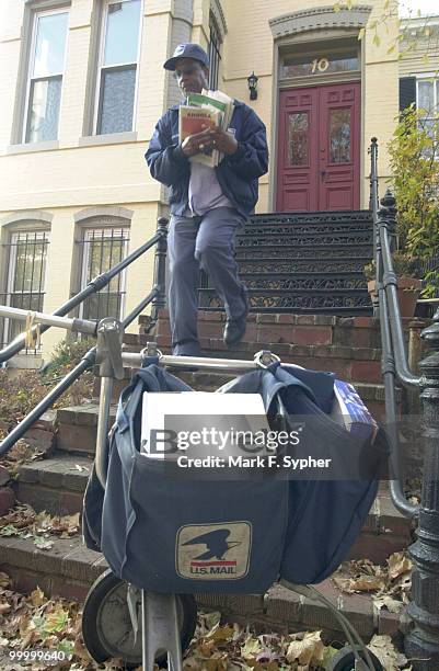 Kenny Gaskins, a U.S. Postal employee for thirty-five years works his route in the neighborhood directly east of the U.S. Capitol. Gaskins says life...