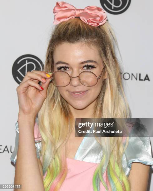 Jessie Paege attends the Beautycon Festival LA 2018 at Los Angeles Convention Center on July 15, 2018 in Los Angeles, California.