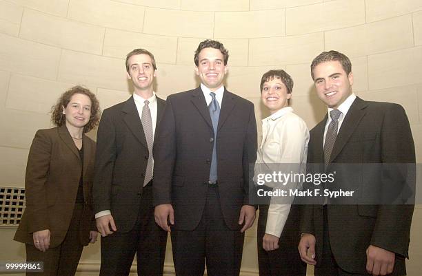 Climbers, from left, Jessica Battaglia, John Haire, Chad Causey, Rebecca Moore, Warwick Sabin.