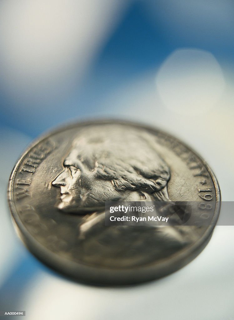 Close-up of a Nickel